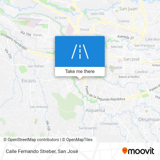 Mapa de Calle Fernando Streber