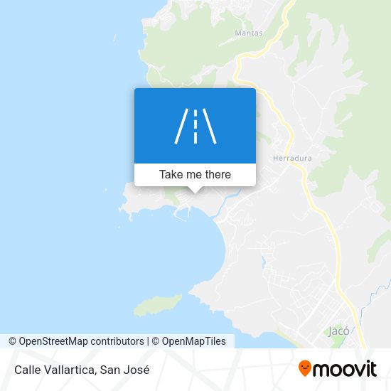 Mapa de Calle Vallartica