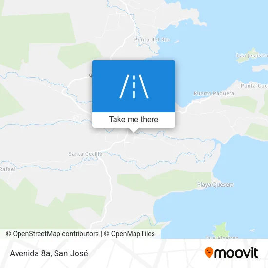 Avenida 8a map
