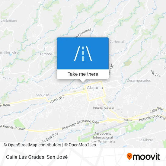 Calle Las Gradas map