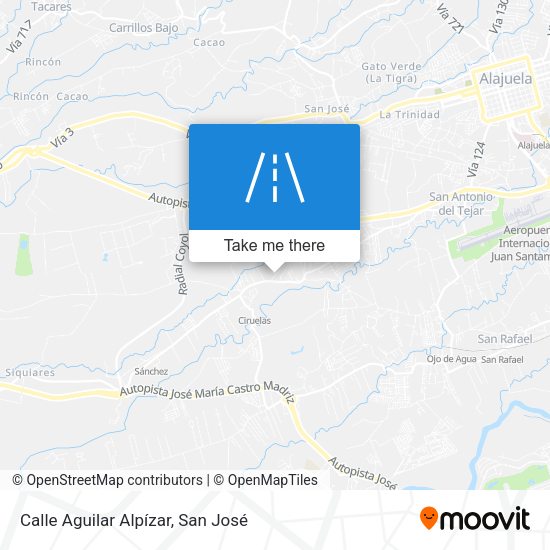 Calle Aguilar Alpízar map