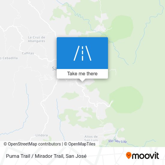 Mapa de Puma Trail / Mirador Trail