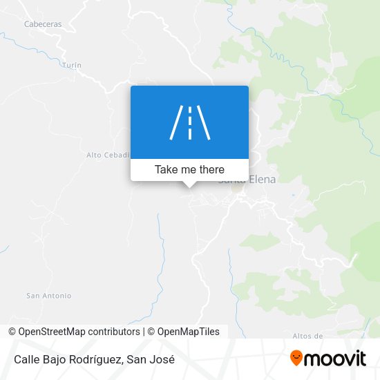 Calle Bajo Rodríguez map
