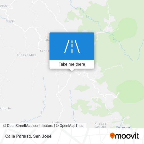 Mapa de Calle Paraíso