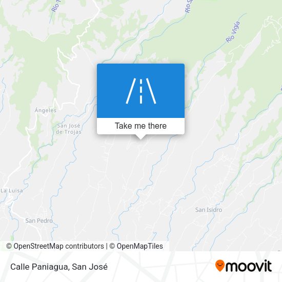 Mapa de Calle Paniagua
