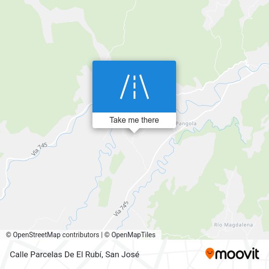Mapa de Calle Parcelas De El Rubí