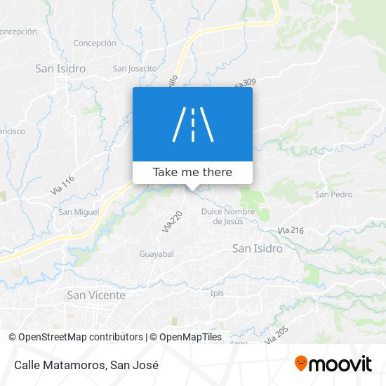 Calle Matamoros map