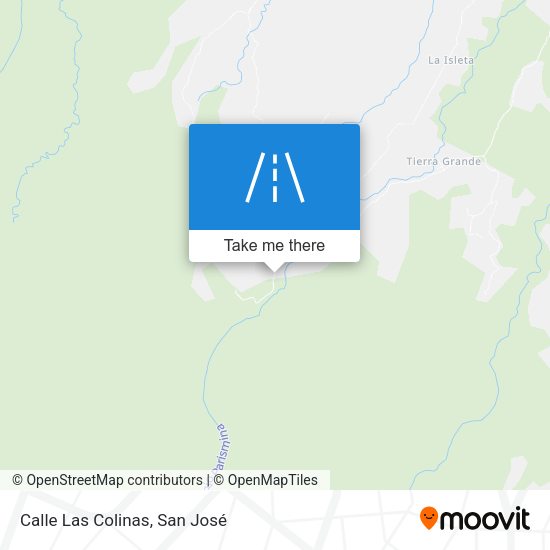 Mapa de Calle Las Colinas