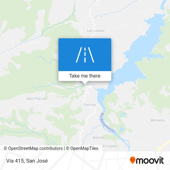 Mapa de Vía 415