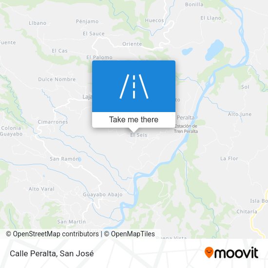 Mapa de Calle Peralta