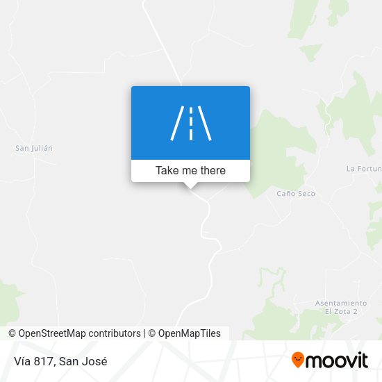 Mapa de Vía 817