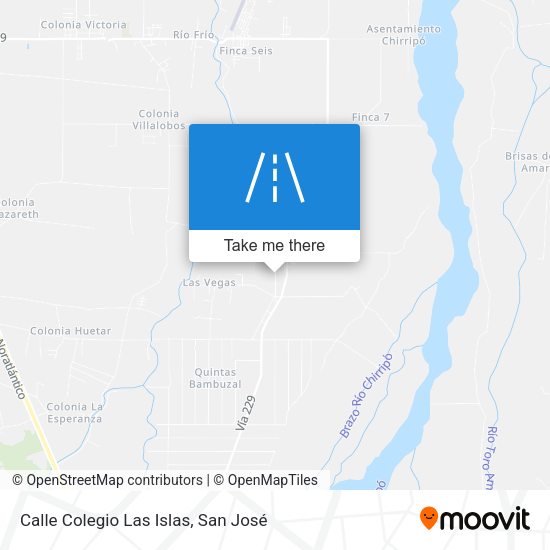 Mapa de Calle Colegio Las Islas