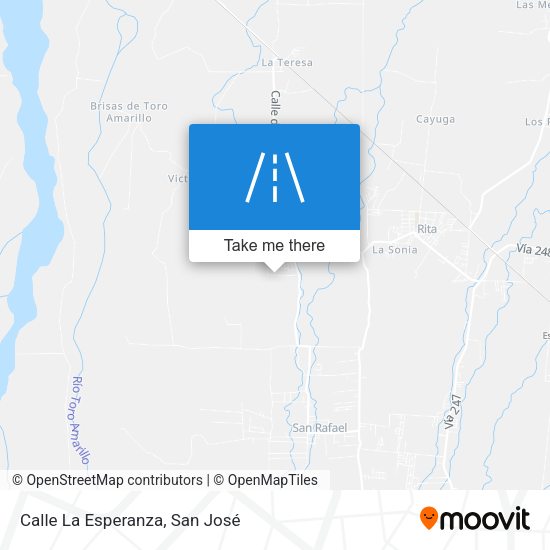 Mapa de Calle La Esperanza