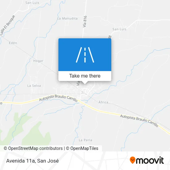 Mapa de Avenida 11a