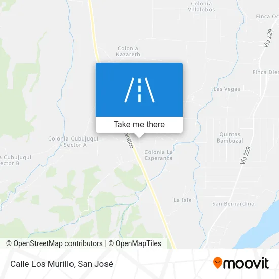 Calle Los Murillo map