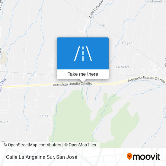 Mapa de Calle La Angelina Sur
