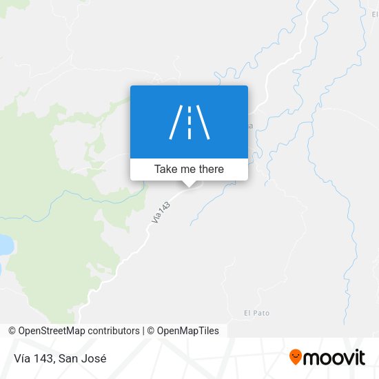 Mapa de Vía 143