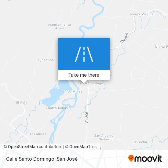 Calle Santo Domingo map