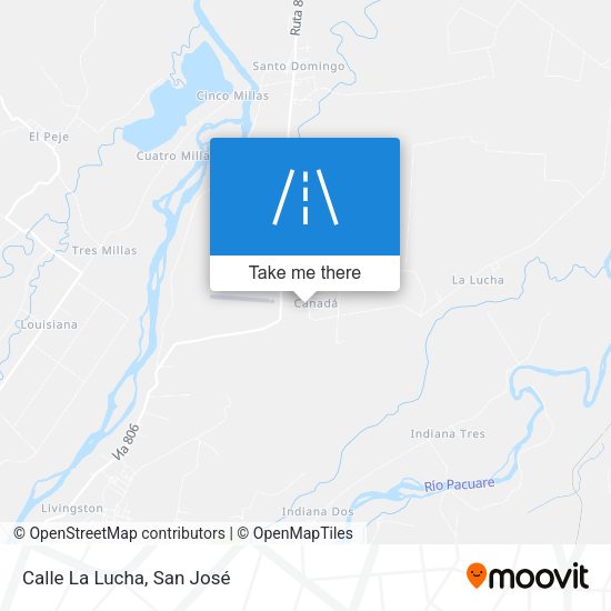 Mapa de Calle La Lucha