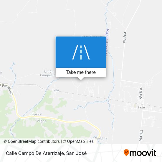 Calle Campo De Aterrizaje map