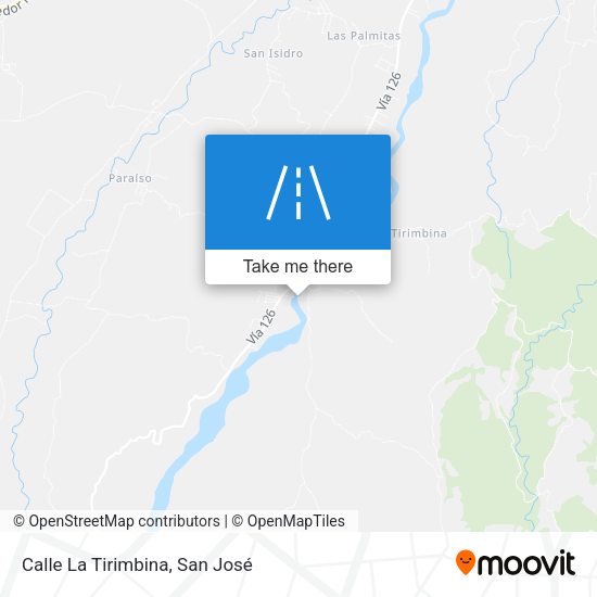 Mapa de Calle La Tirimbina