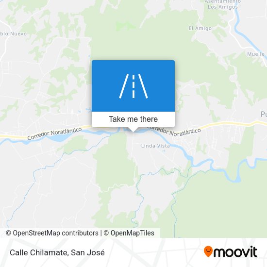 Mapa de Calle Chilamate