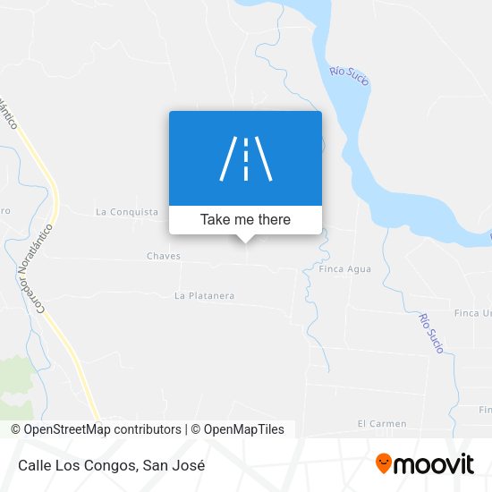 Mapa de Calle Los Congos
