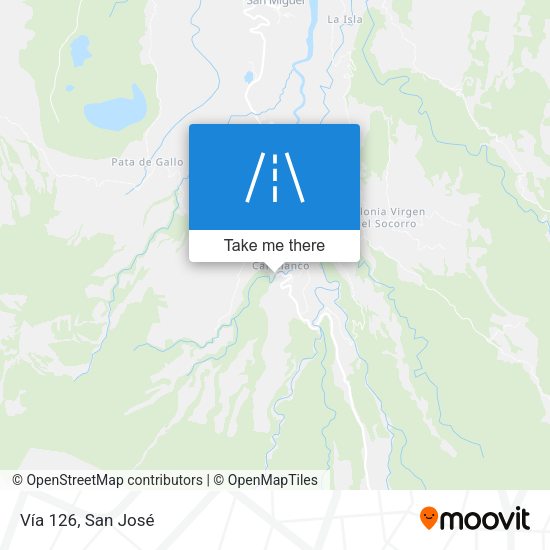Mapa de Vía 126