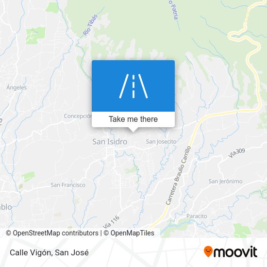 Mapa de Calle Vigón