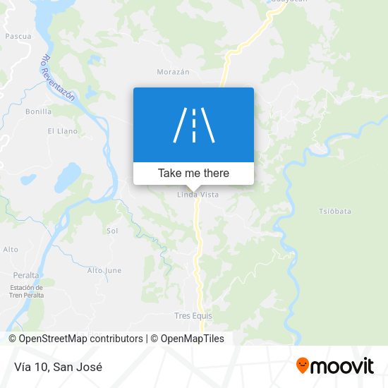 Mapa de Vía 10