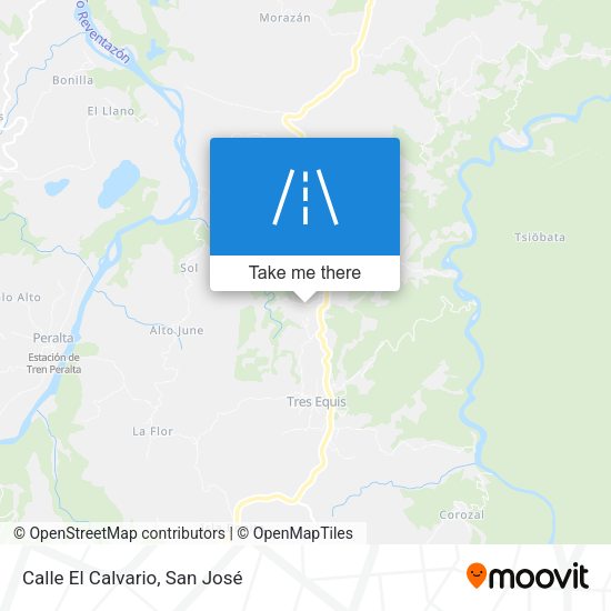 Mapa de Calle El Calvario
