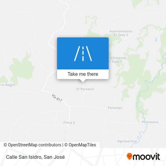 Mapa de Calle San Isidro