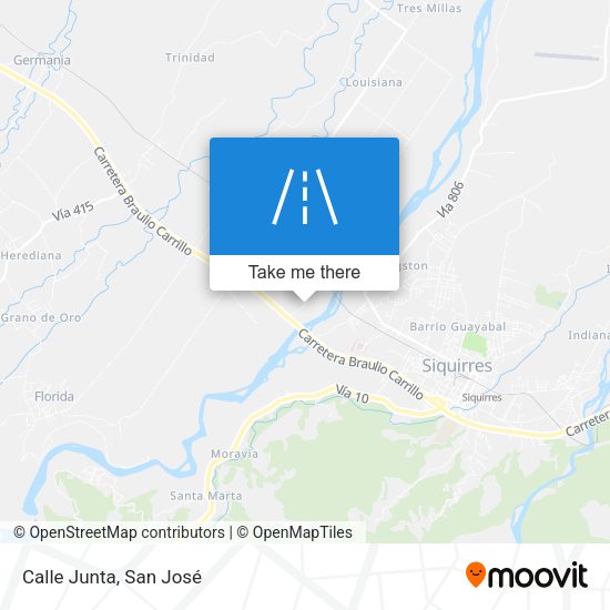 Mapa de Calle Junta