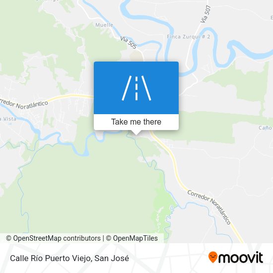 Calle Río Puerto Viejo map