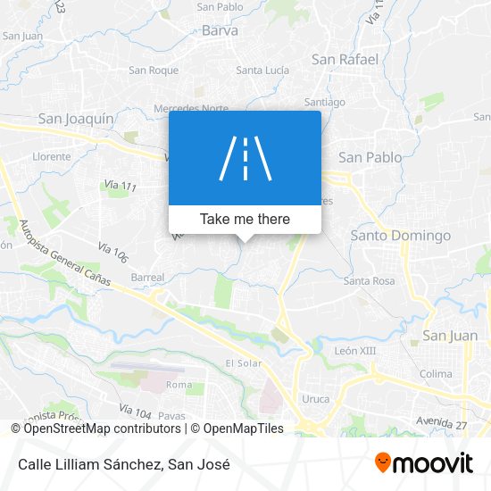 Calle Lilliam Sánchez map