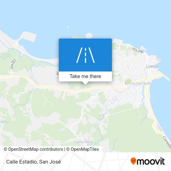 Mapa de Calle Estadio