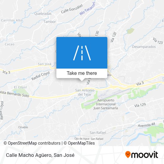 Calle Macho Agüero map
