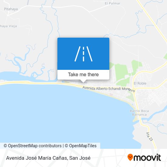 Mapa de Avenida José María Cañas