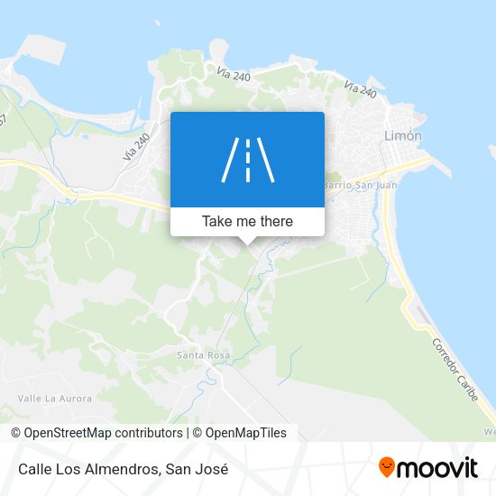 Mapa de Calle Los Almendros