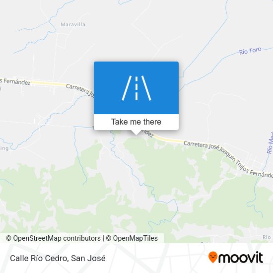 Calle Río Cedro map