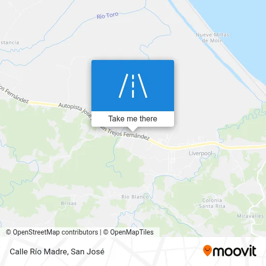 Calle Río Madre map