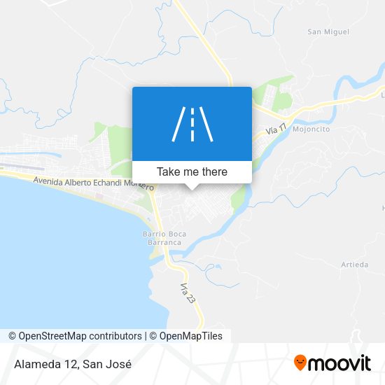 Mapa de Alameda 12