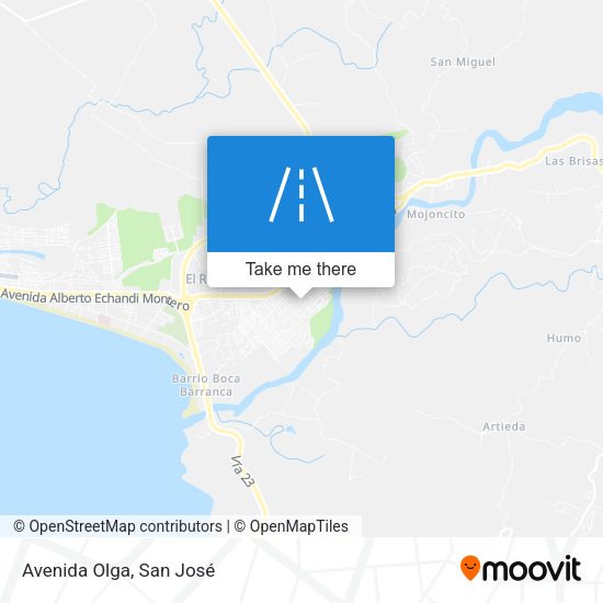 Mapa de Avenida Olga