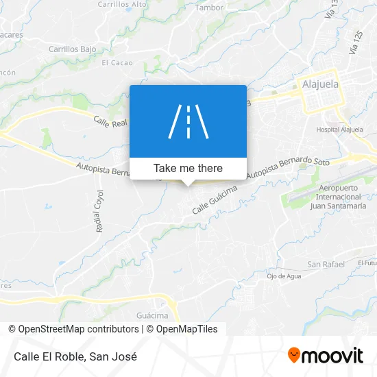Calle El Roble map