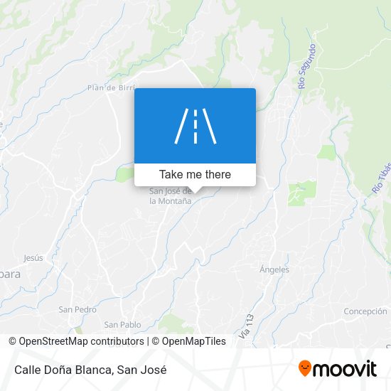 Calle Doña Blanca map