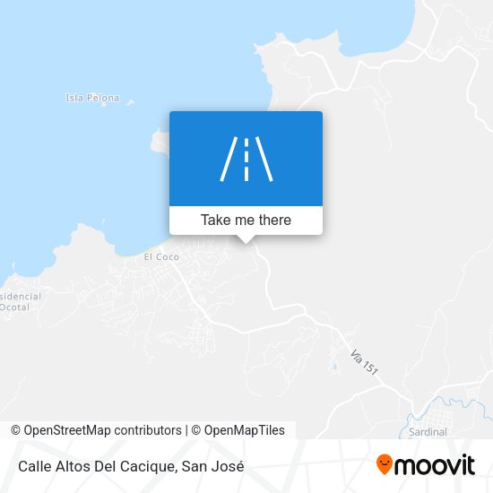Mapa de Calle Altos Del Cacique