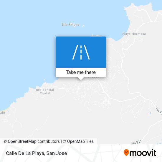 Mapa de Calle De La Playa