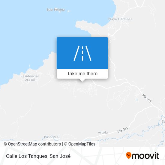 Mapa de Calle Los Tanques