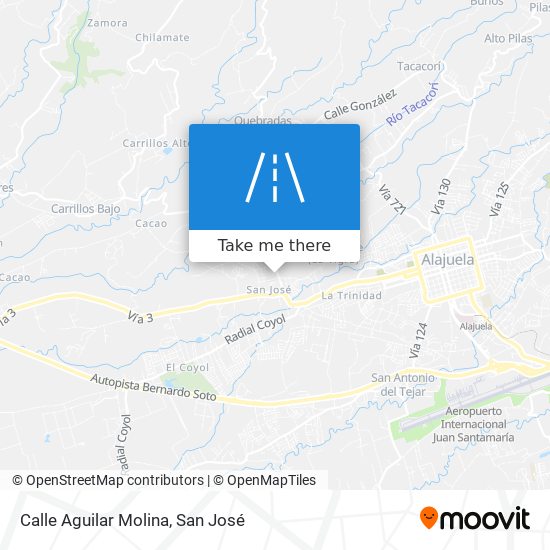 Mapa de Calle Aguilar Molina