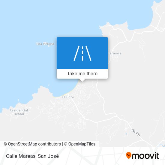 Mapa de Calle Mareas